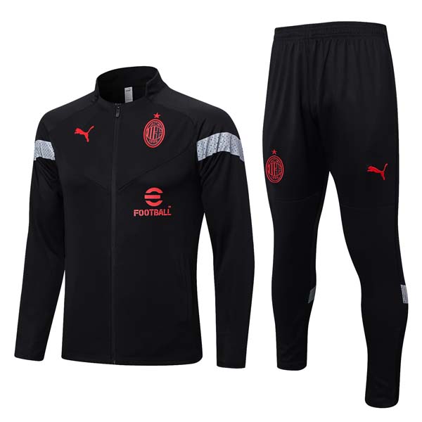 Trainingsanzug AC Milan 2022-2023 Schwarz Rote